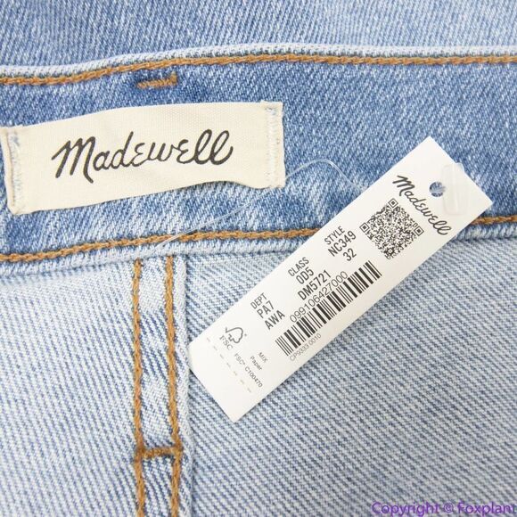 NEW Madewell The Momjean in Austrey Wash: Ripped Edition, 32 - Picture 12 of 16